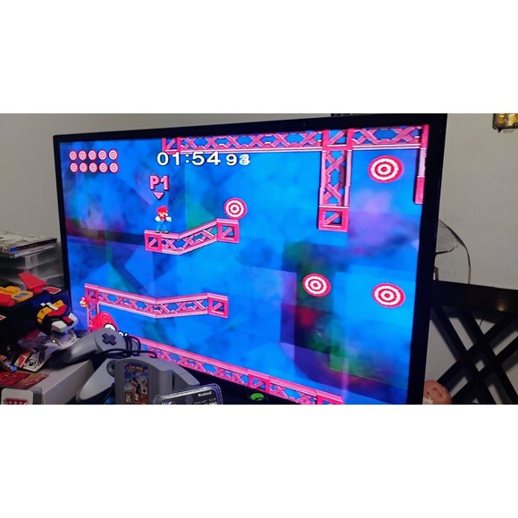 NINTENDO GAMECUBE DOL-101 W 2 CONTROLLERS & SUPER SMASH BROS MELEE TESTED WORKS! - Picture 3 of 13